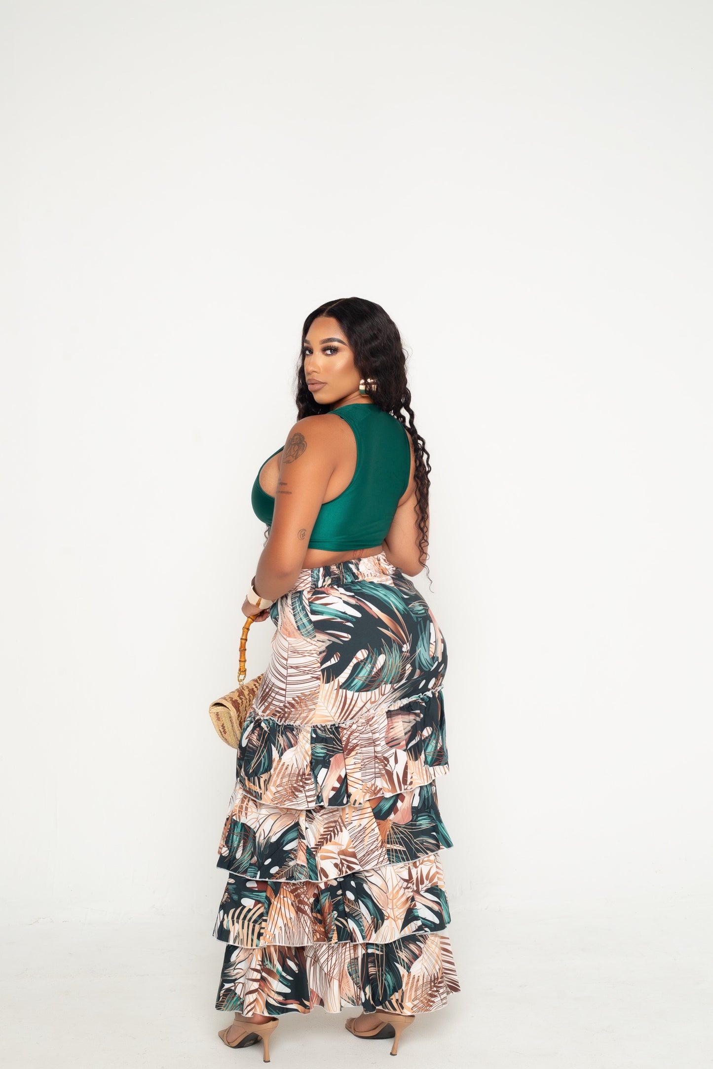 Draped in Grace Maxi Skirt